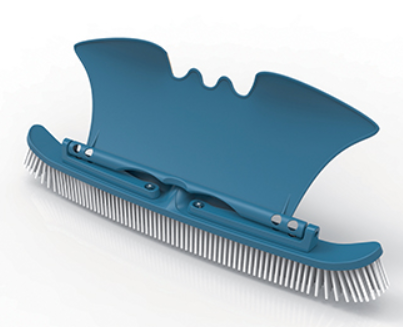 Brosse  de paroi et de fond avec aile de placage -  BLUE LINE