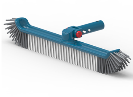 Brosse de paroi en aluminium renforcé 50cm - Blue Line