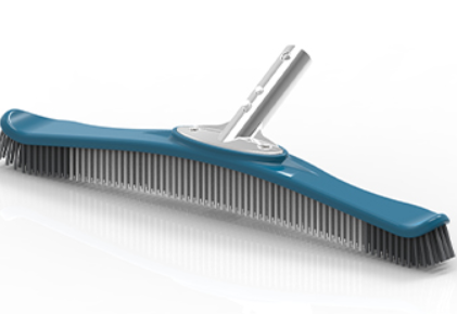 Brosse paroi 50 cm avec manche en aluminium - Blue Line