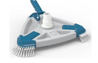 Balai Triangulaire avec brosses Piscine Liner - BLUE LINE 