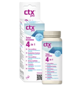 Bandelettes 4 en 1 Brome pH/ALC/TH - CTX