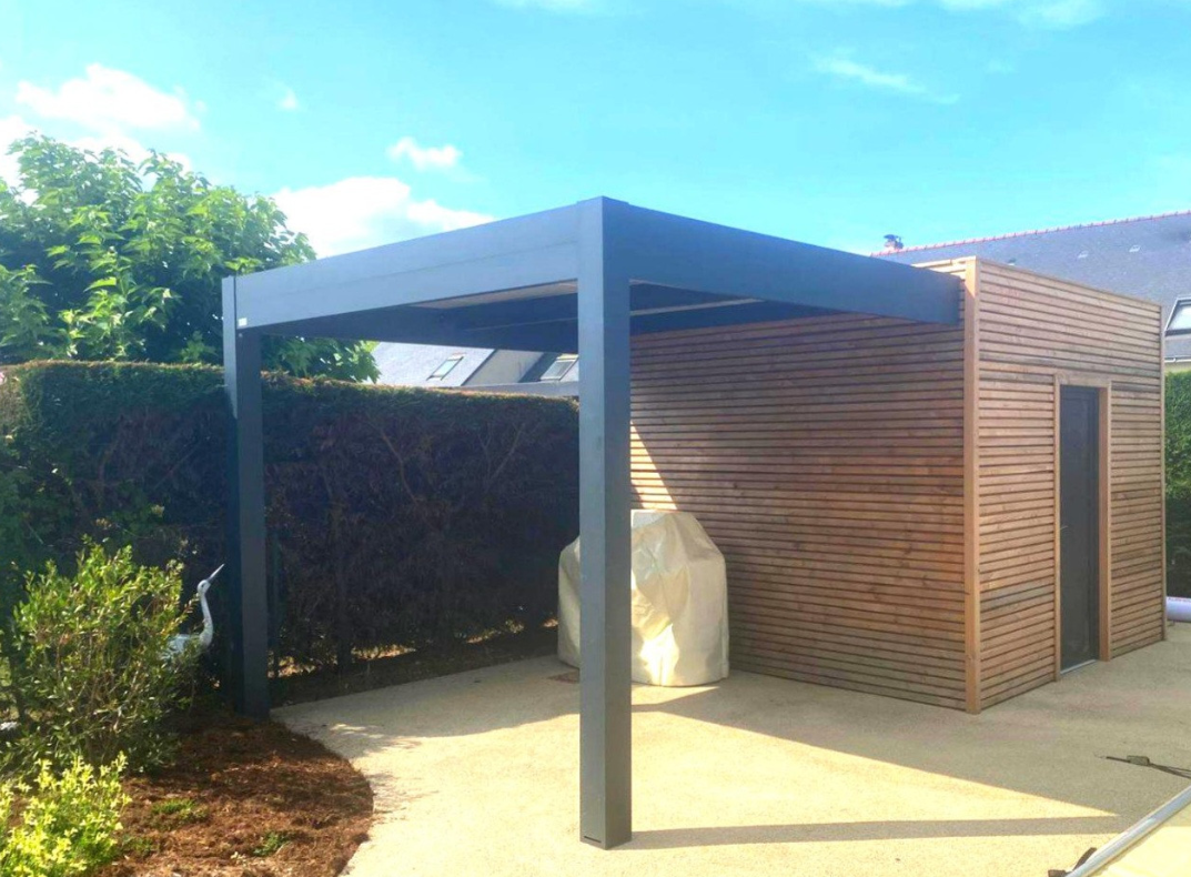 Création d'un abri de jardin et carport